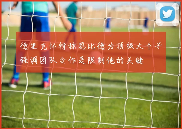 德里克怀特称恩比德为顶级大个子强调团队合作是限制他的关键